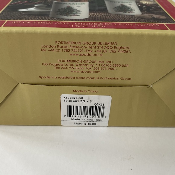 SPODE Set of 2 Spice Jars - Picture 6 of 6